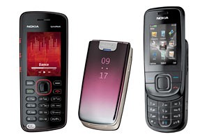 正式開售‧定價公佈：Nokia 5220、3600 slide、6600 fold