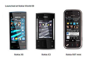 Nokia World 最新 3 款手機：X6、X3、N97mini