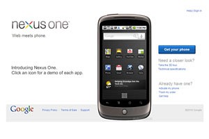 即日突襲上市：Google Nexus One 機價 $4,100