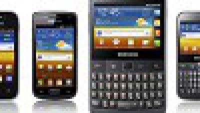 Samsung 四新機 Galaxy Y、Galaxy Y Pro、Galaxy M Pro、Galaxy W 發佈