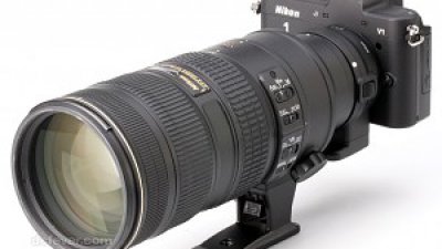 「小黑六」配 Nikon 1 變身 540mm 大炮：Nikon FT-1 接環試玩