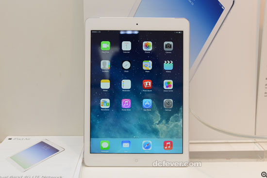 iPad Air 比 10 吋屏幕的 iPad 體積更小