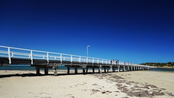 Victor Harbour 有一個很長的 Jetty,你知道有什麼用嗎? (SLT-A99V、ISO100、16mm、f/8.0、1/160s)