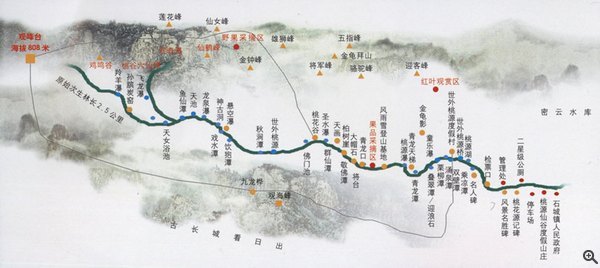 那邊附近還有不少美麗的風光,喜歡戶外的大家給你們一張地圖作參考吧。