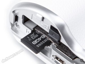 支援最新 MicroSDXC UHS-I 記憶卡,提升拍攝相片及影片容量