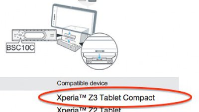 Sony 8 吋 Xperia Z3 Tablet Compact 從說明書中流出？