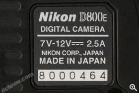 有部份用家可能會感到失望，D810 是 Made in Thailand，而不是 D800E 的 Made in Japan。