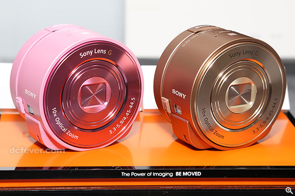 Sony 為 QX 新增粉紅色以及銅色選擇。