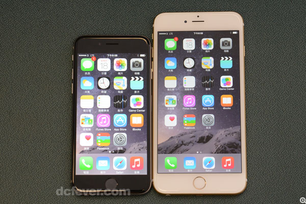 iPhone 6 及 iPhone 6 Plus，採用圓潤的機身設計