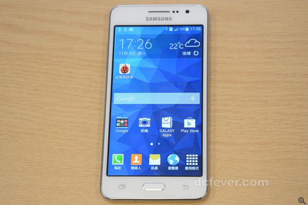 Samsung Galaxy Grand Prime 備有 5 吋 540 X 960 解像度屏幕