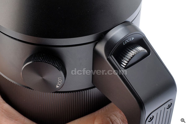 腳架環採用兩件式設計,概念有點似 Canon 最近推出的 EF 100-400mm f/4.5-5.6 L IS II USM。