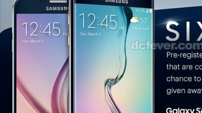 Samsung Galaxy S6 官方圖流出：還有 Galaxy S6 Edge！