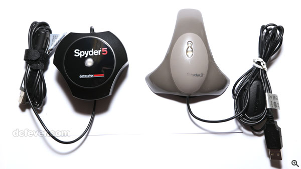 與前代 Spyder3 （右）比較，Spyder5 的「蜘蛛腳」設計有所變化。