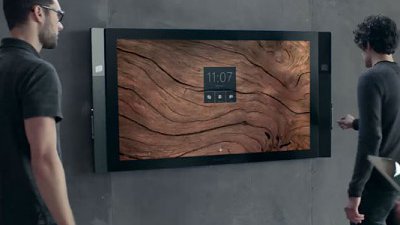 Microsoft 推 84 吋 Surface Hub 電腦：iMac 對比下是小朋友