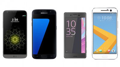 最強 Android 機？LG G5、Samsung S7 Edge、Sony X Performance、HTC 10 規格戰