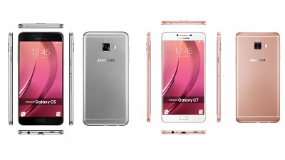 Samsung Galaxy C5、C7 月中開賣！4GB RAM、主打高清播放功能