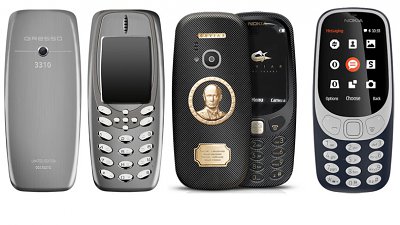 【普京版、鈦金屬版】Nokia 3310 特別版價值不菲