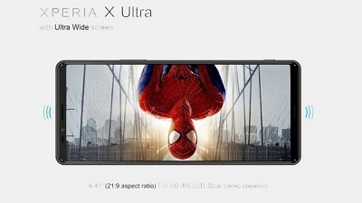 全為電影而設：Sony Xperia X Ultra 6.45 吋全面屏幕手機曝光
