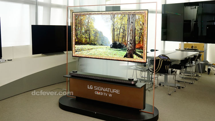 墙纸定电视?3.85mm LG W7 4K OLED TV 试玩