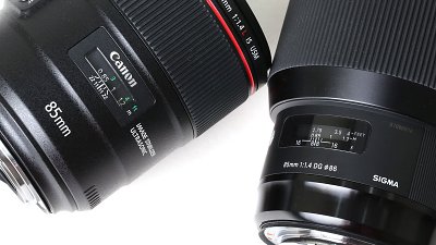 Canon vs Sigma：85mm f/1.4 人像鏡畫質小試