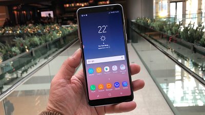Samsung Galaxy A8 (2018) 前置雙鏡全面屏手機率先實拍