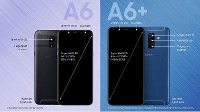 Samsung Galaxy A6/A6+ 登場！