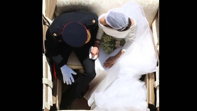 哈里梅根婚禮「戴妃視角」照片，被網絡瘋傳為王室最佳婚照