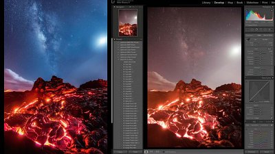 火山熔岩及銀河星空照片被質疑造假，攝影師 Mike Mezeul II 公開 RAW 檔兼發文以正視聽