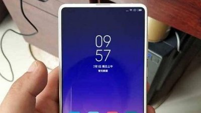 小米 MIX 3 真機曝光！前相機真的消失了
