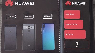 Huawei Mate 20 Pro 有更大電池！向 Samsung Note 9 來個下馬威