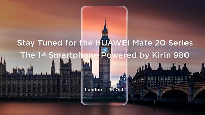 Huawei Mate 20 十月發表！內建 Kirin 980 SOC IFA 率先登場
