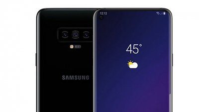 Samsung Galaxy S10 外型曝光！與 iPhone XS MAX 比顏值更高？