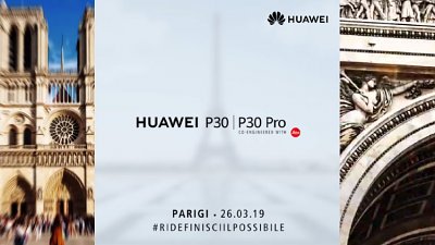 【長炮植入手機】Huawei P30 鐵定 3 月底巴黎發表