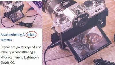 Adobe 網頁配圖出事，用 Fujifilm 相機扮 Nikon？