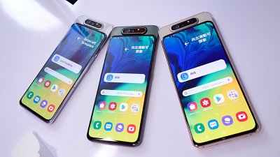 【Pop Up 旋轉鏡頭加持】Samsung Galaxy A80 外型實拍