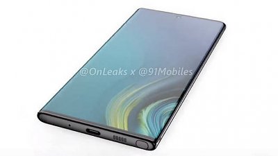 Samsung Galaxy Note 10 渲染圖曝光！發佈日同時流出