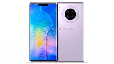 Huawei Mate 30 Pro 高清圖曝光：詳看傳聞瀑布屏幕