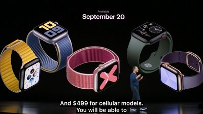Apple Watch Series 5 玩 Always On Retina 屏幕：加入全新鈦合金版本