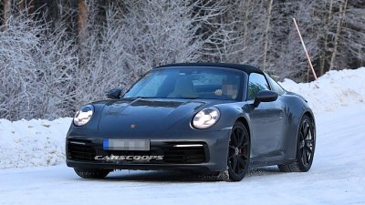 2020 年款 Porsche 911 Targa 諜照曝光！雪地測試進行中
