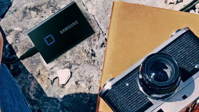 Samsung 推出支援指紋識別的外置 SSD：T7 Touch 既安全又極速