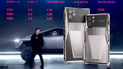 【有片】Tesla Phone？Caviar CyberPhone 推出