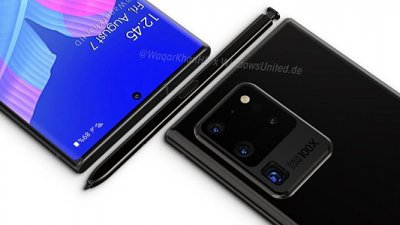 首批 Samsung Galaxy Note 20 圖片曝光：屏幕有望突破 7 吋大關