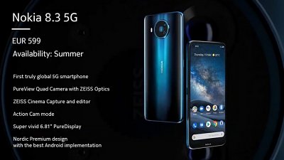 Nokia 8.3 5G 大眾化準旗艦連同 HMD Connect 服務登場