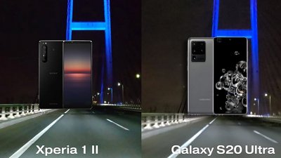 Sony Xperia 1 II 與 Samsung Galaxy S20 Ultra 4K 首都高夜間影片比試