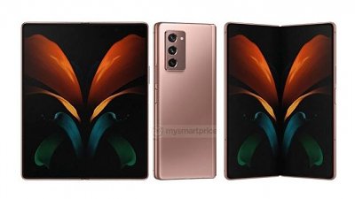 完美了！Samsung Galaxy Z Fold 2 外型曝光