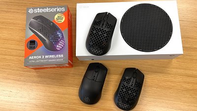 SteelSeries Aerox 3、Rival 3 Wireless 電競 Mouse 完美兼容 PC、MAC、Xbox