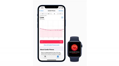 Apple Watch 可測心肺適能：有助個人管理健康