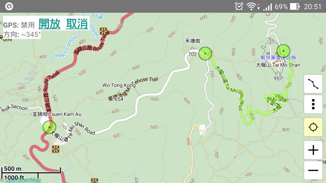 亦可乘九巴51号,由荃湾西站开出,於郊野公园站下车回头转入大帽山道