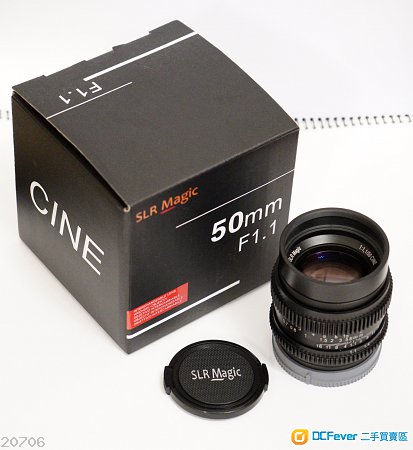 出售 SLR Magic CINE 50mm F1.1 Sony A7r2 A