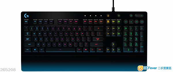 出售 Logitech G213 Prodigy RGB 游戏键盘 - D